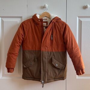 Cat & Jack Cozy Orange Jacket with White Lining